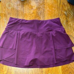 Athleta Purple Skater Mini Skirt